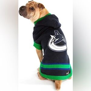 NHL Vancouver Canucks Pet Dog Hockey Fan Large Breed Sweater size XL